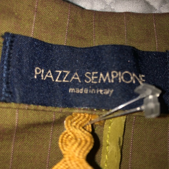 Piazza Sempione Pinstripe Blazer Sz 4 - Picture 3 of 5